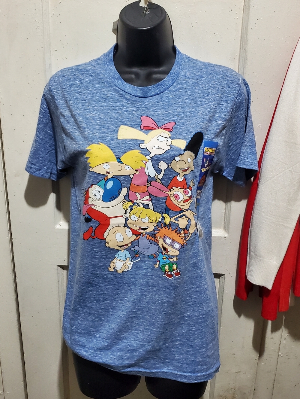 Blue Rugrats Graphic Kids T-Shirt Size xS